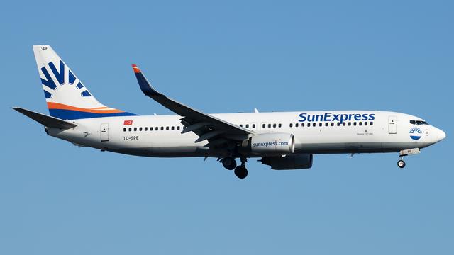 TC-SPE:Boeing 737-800:SunExpress